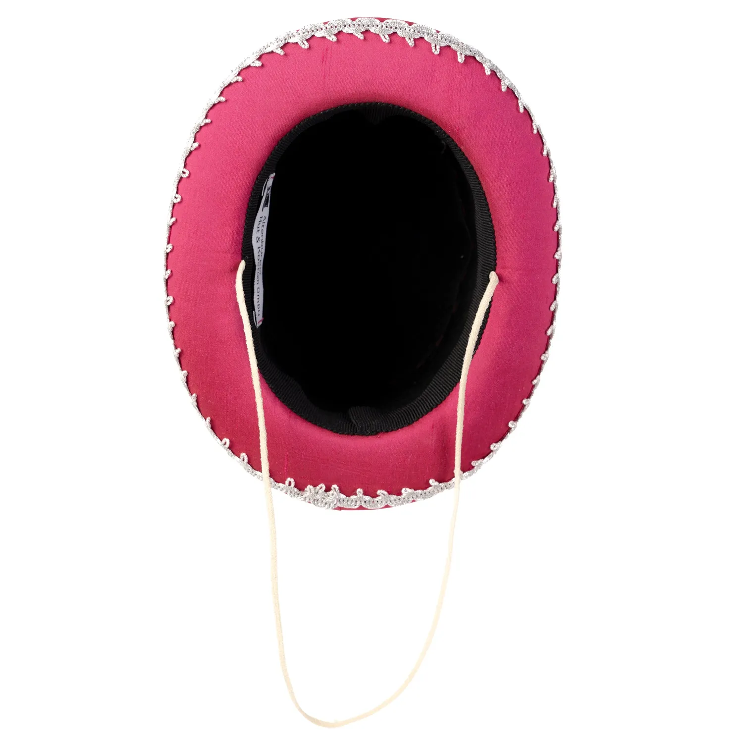 Altenburg Mini cilindro rosa dupioni seta con elastico