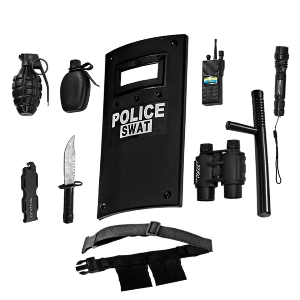 Dress Up America Polizia Set Accessori SWAT Bambino 10 Pezzi
