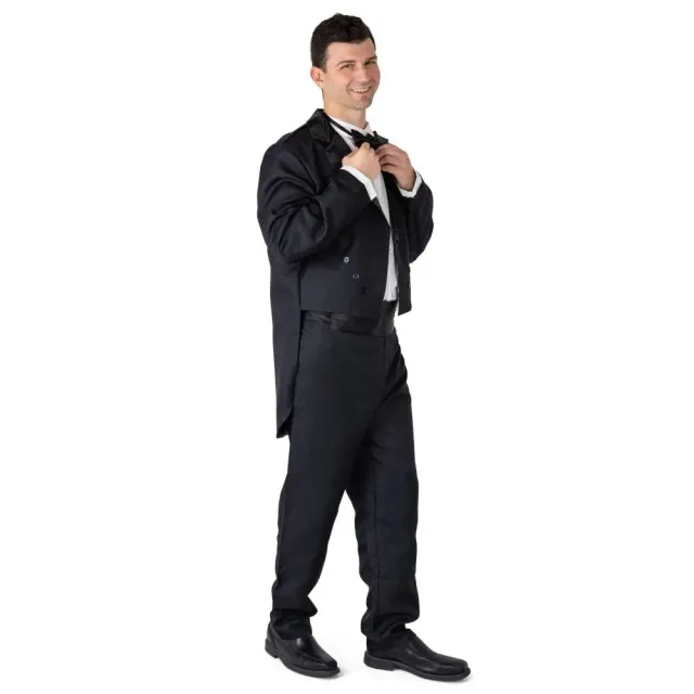 Dress Up America Maggiordomo costume adulto nero taglia M