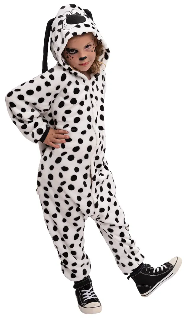 Rubies Dalmata costume bambino tuta maculata