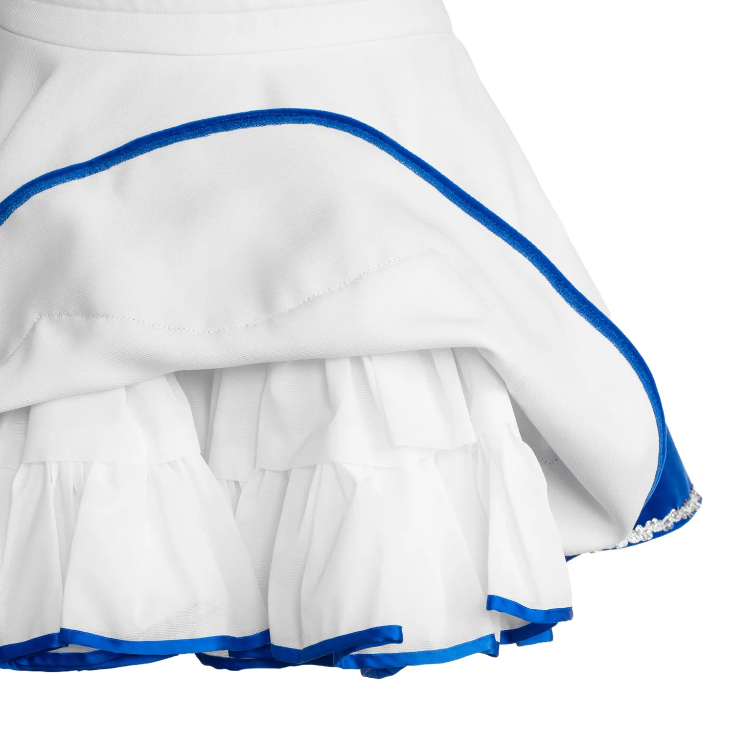 Altenburg abito guardia velluto bianco blu paillettes