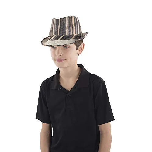 Dress Up America Fedora cappello bambini marrone