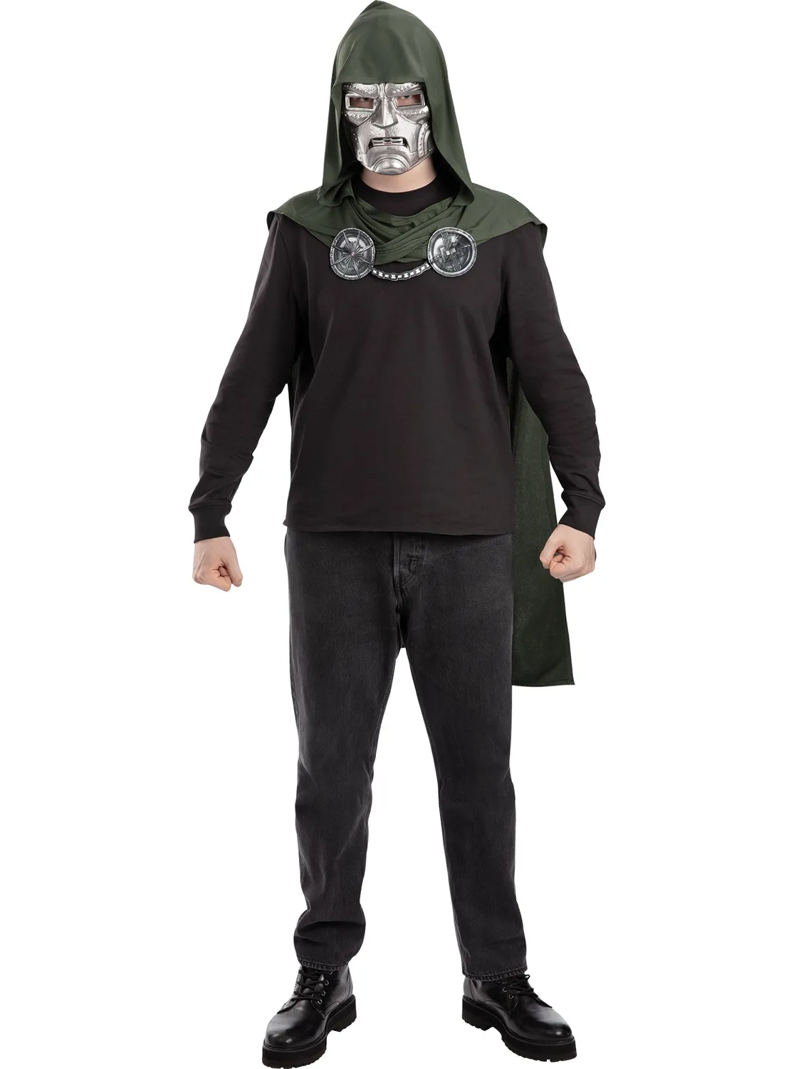 Rubies Dr Doom set mantello e maschera adulto