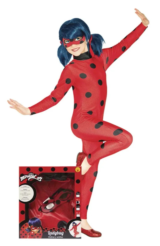 Rubies Ladybug costume bambina S rosso pois