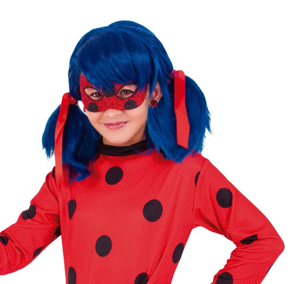Rubies Miraculous Maschera Bambina Ladybug OS Rossa