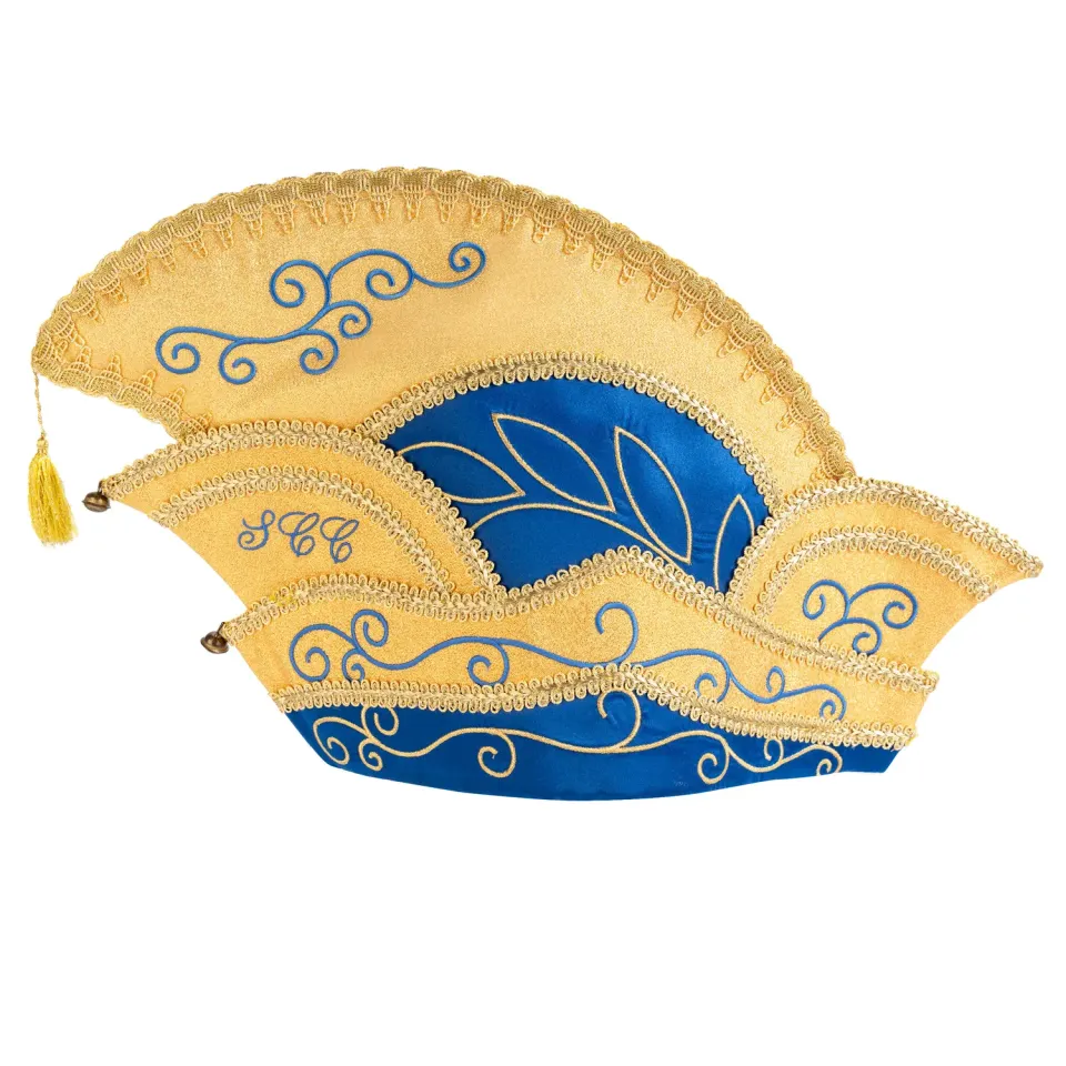 Altenburg Comitato berretto blu oro ricamato campanelli