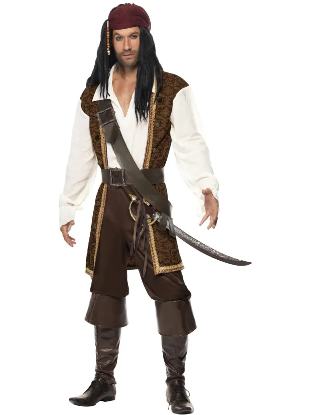 Rubies Costume Pirata Mare Aperto adulto M L completo
