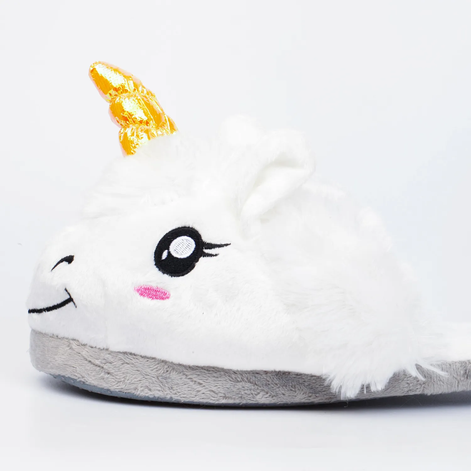Katara 1695 pantofole unicorno 28-35 bianche peluche