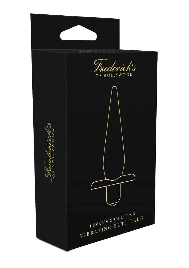 Frederick's Lover's Plug Anale Vibrante Nero Silicone