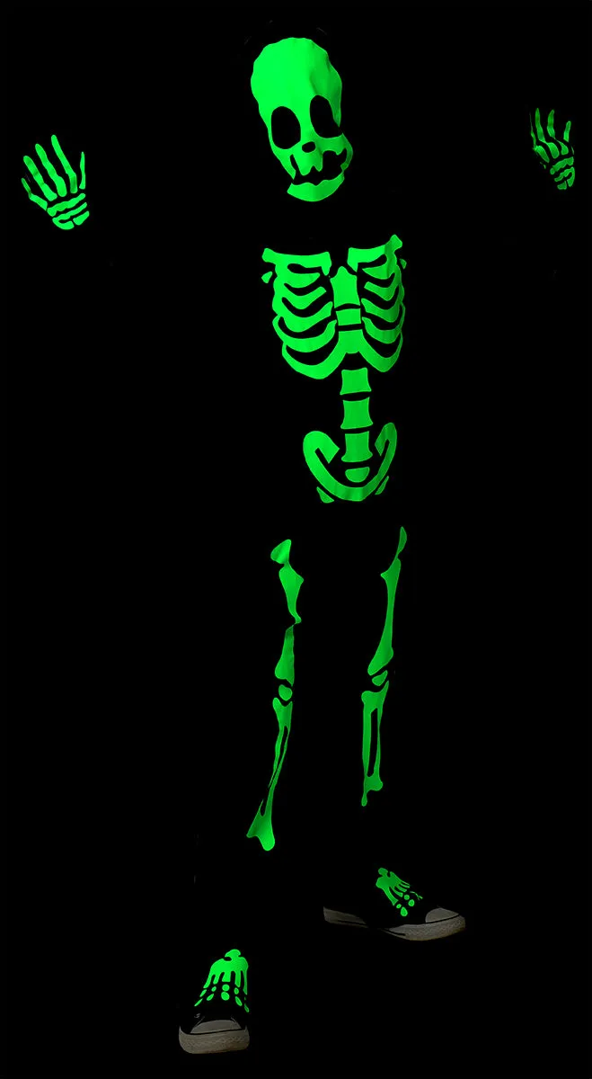 Rubies Scheletro Elegante Glow costume bambino fosforescente