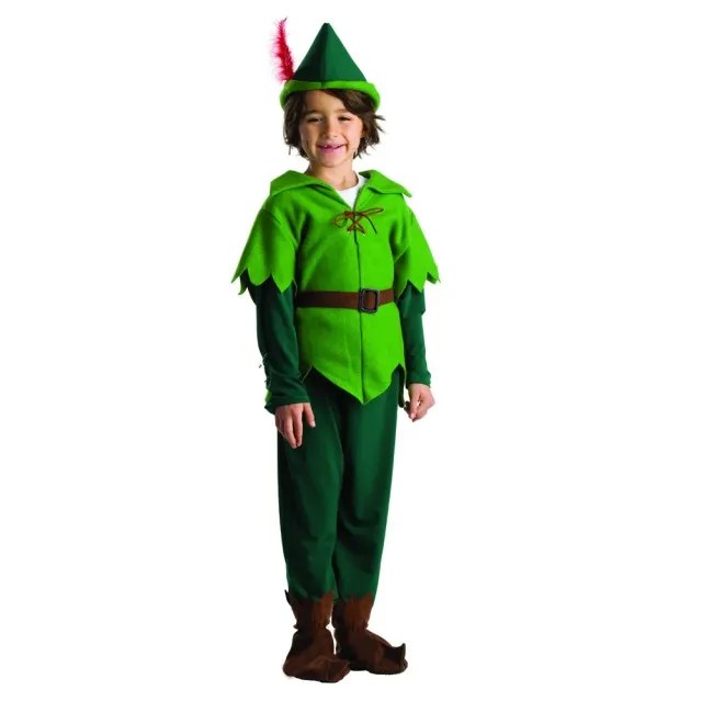 Dress Up America Peter Pan Costume Cacciatore 3-4 Anni Verde