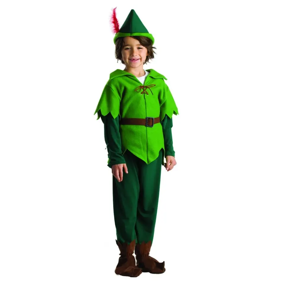 Dress Up America Peter Pan Costume Cacciatore 3-4 Anni Verde