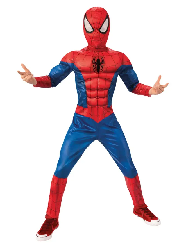 Rubies Ultimate Spider-Man costume bambino nero muscoli