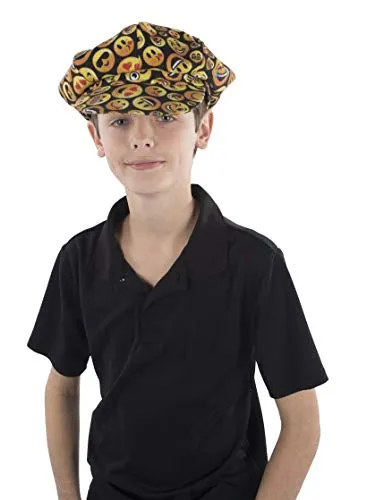 Dress Up America Emoji Cappello Smiley Giallo Taglia Unica