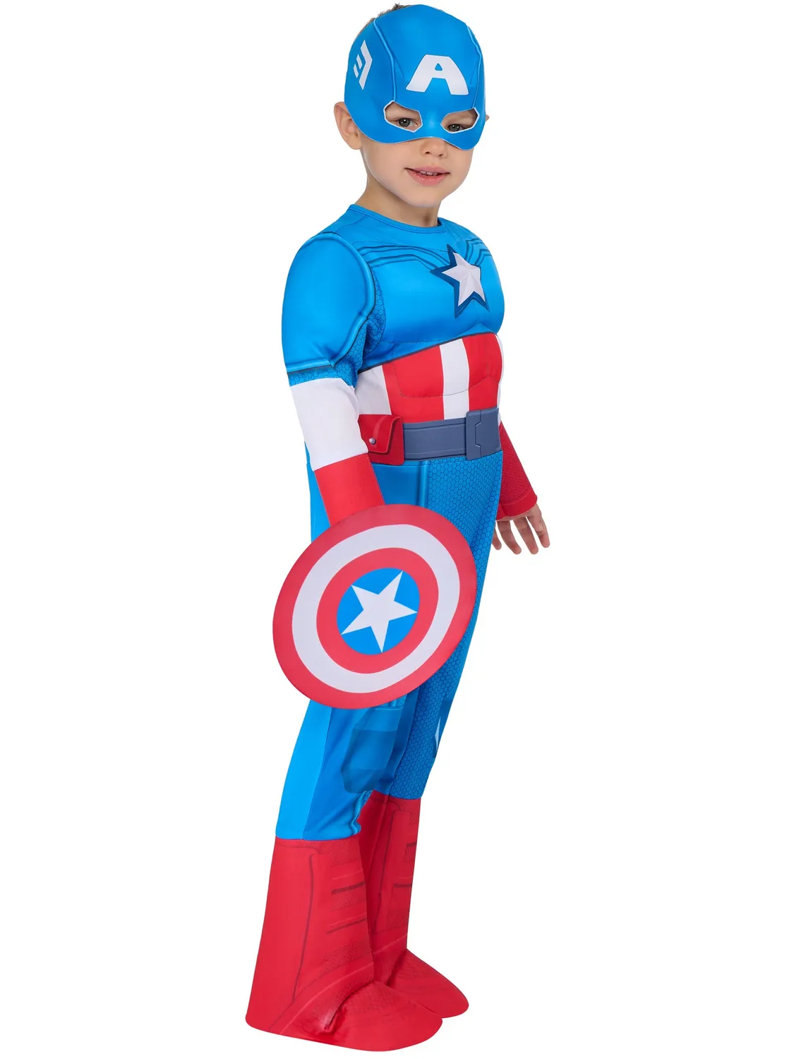 Rubies Capitan America Deluxe costume bimbo 2-3 anni