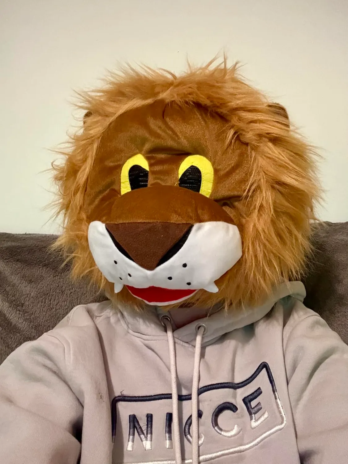 Dress Up America Leone peloso costume mascotte peluche