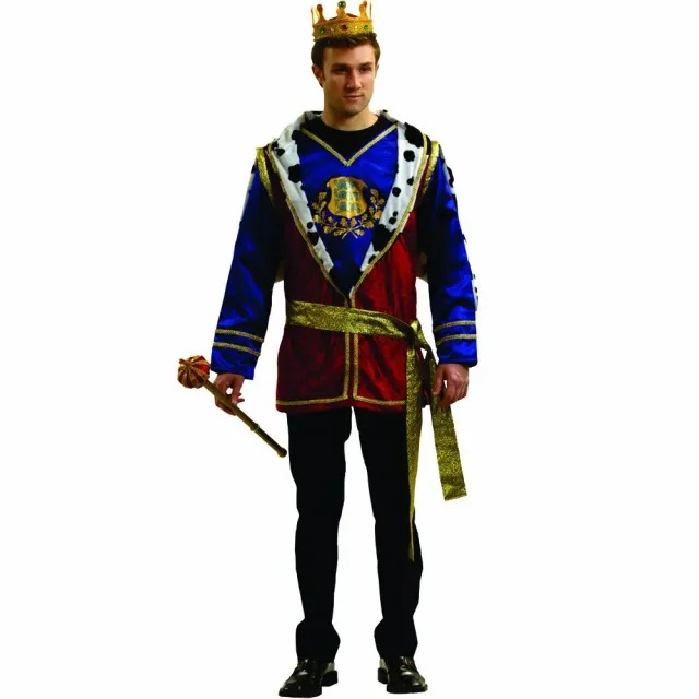 Dress Up America Re Nobile costume re adulto taglia unica velluto