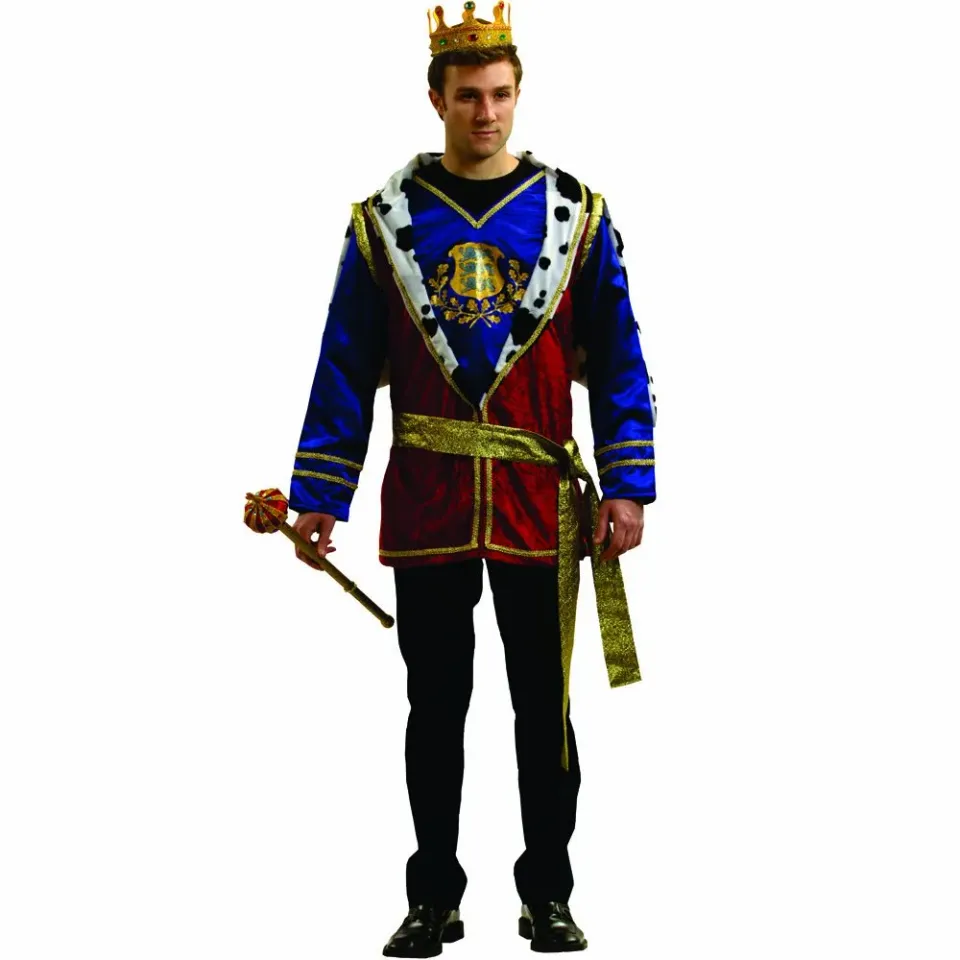 Dress Up America Re Nobile costume re adulto taglia unica velluto
