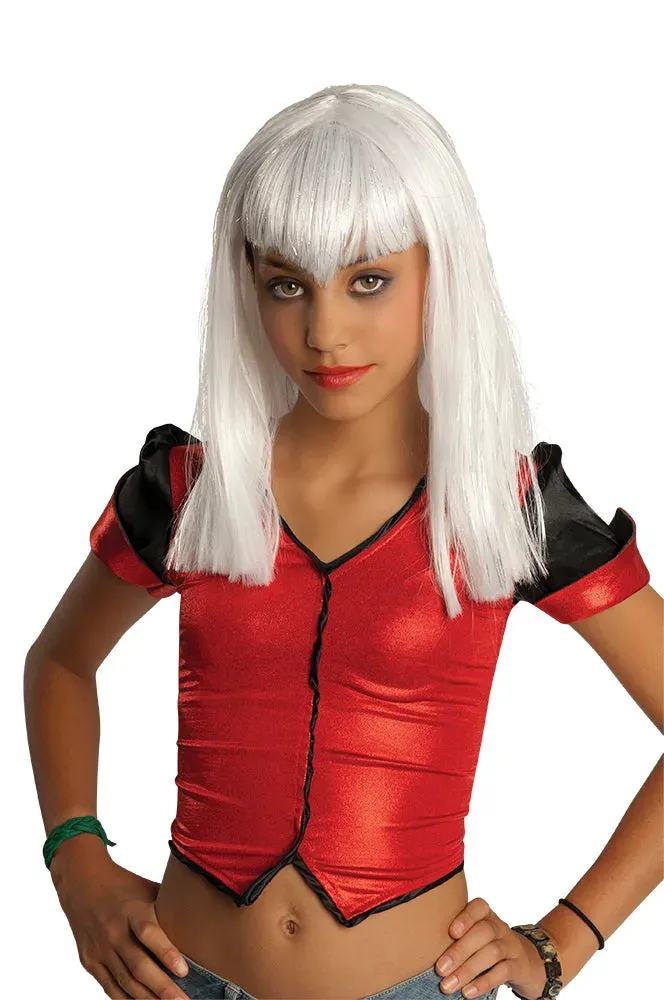 Rubies Vampira Maliziosa parrucca bianca bambina OS