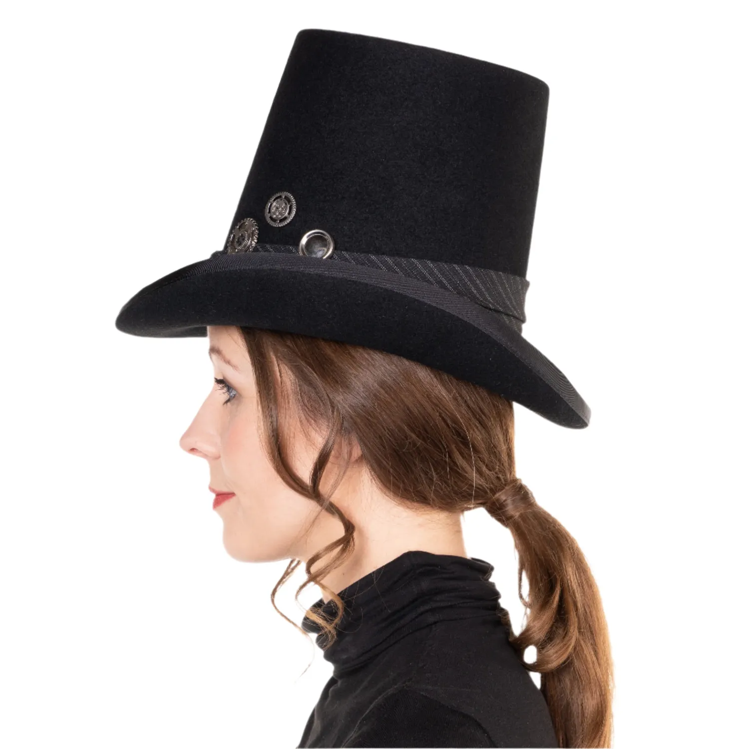 Altenburg Captain cilindro puritano nero 18 cm