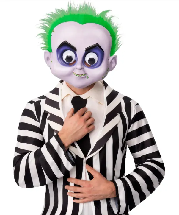 Rubies Beetlejuice Googly Eyes maschera unica horror