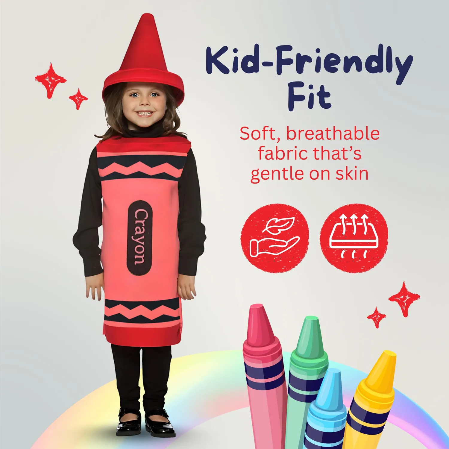Dress Up America Pastello Rosso costume 12-14 anni tunica