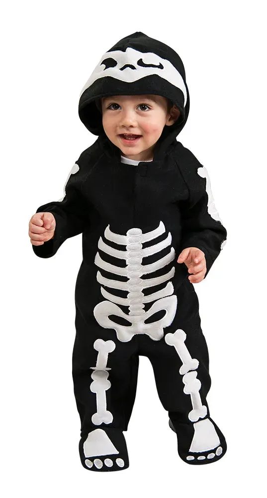 Rubies Scheletro costume neonato con cappellino