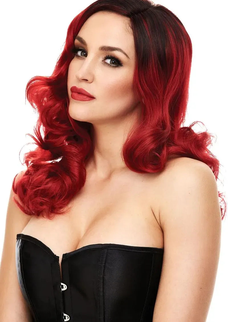 Pleasure Wigs Candice parrucca riccia rossa boccoli